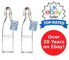 Kilner Glass Bottle 0.55 Litre X 2