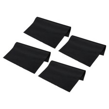 10 x Microfiber Cleaning Cloth 7" x 6" Soft for Camera Lens Eyeglasses Black