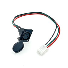 3 Wire 3-Pin XLR Charging Port Cable for E-Bike, E-Scooter, Mobility, Wheelch...