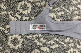 New Wacoal Visual Effects Minimizer Bra - Size 38C - Raindrops - # 857210