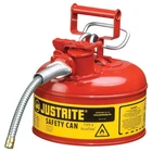 Justrite 7210120 Type II Safety Can 1 Gallon with 5/8" Hose