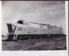 Baldwin-Westinghouse Blue Goose gas turbine electric locomotive #4000 8x10" phoo