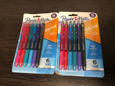 2-PACK Paper Mate InkJoy Gel Pens, Medium Point, Assorted Colors, 6 Count each