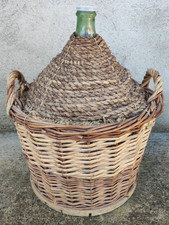 Damigiana Originale D'epoca Impagliata