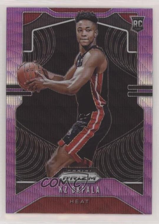 2019-20 Panini Prizm Rookie Purple Wave Prizm KZ Okpala #275 Rookie RC 11ba