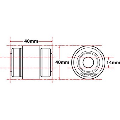 SPC Performance 15639 Suspension Cross Axis Ball Joint