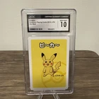 CGC 10 Pikachu Old Maid 2019 Red Back Promo Japanese Pokemon Card Gem Mint