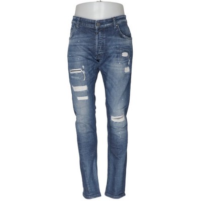 Tigha, Jeans, Größe: 33/34, Blau, Baumwolle/Elasthan/Polyester, Einfarbig #xTD
