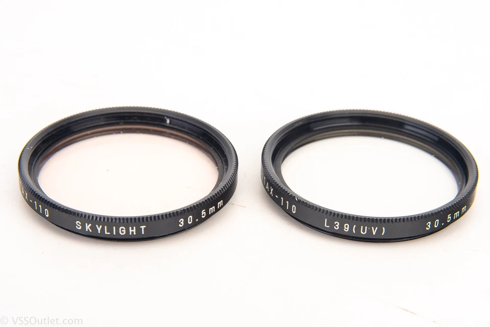Pentax Auto 110 30.5mm Skylight and UV Filters for 18mm f/2.8 NEAR MINT V24 - Image 2 of 3