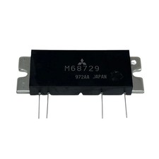 M68729 MITSUBISHI RF POWER MODULE  220-245MHz, 12.5V, 30W, FM MOBILE RADIO