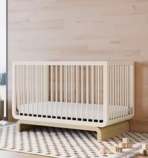 Santorini 5-in-1 Convertible Baby Crib - Oak Driftwood Finish