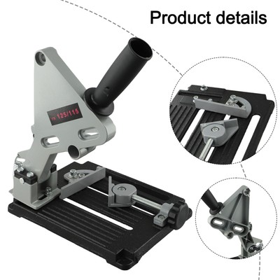 Dual Bearing Metal Base Adjustable Stand Compatible with For 100125mm Grinders