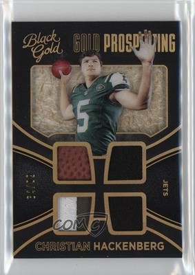 2016 Panini Black Gold Prime 64/99 Christian Hackenberg #GQ19 Rookie RC j4h