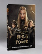 The Lord of the Rings  The Rings of Power seasons 1-2  DVD 6-disc  New Sealed