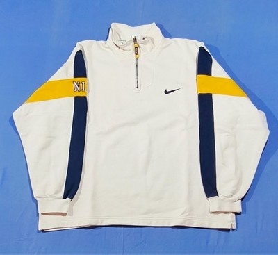 Nike 90s Streetwear Vintage Sweatshirt Gr. XL Retro Grafik an den Ärmeln TOP