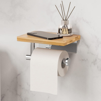 Toilettenpapierhalter Klopapierhalter Edelstahl Ohne Bohren WC Bad