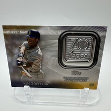 2021 Topps - Topps 70th Anniversary Manufactured Logo Patch Relic Ken Griffey Jr
