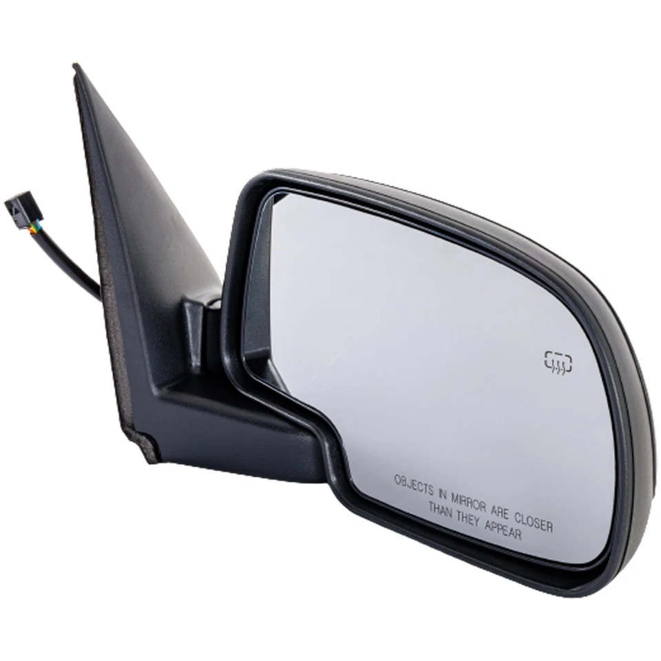 Espejo retrovisor eléctrico térmico con luz de charco texturizado pasajero derecho derecho para Chevy GMC Foto 2 de 4