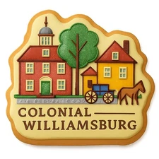 Colonial Williamsburg Scene Cookie Cutter - 4x3.8" Premium Kitchen Design