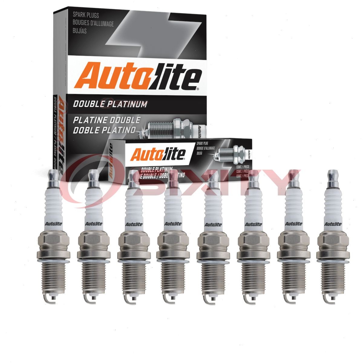 8 pc Autolite Double Platinum APP3923 Spark Plugs for 88901028 4639 41-801 ze