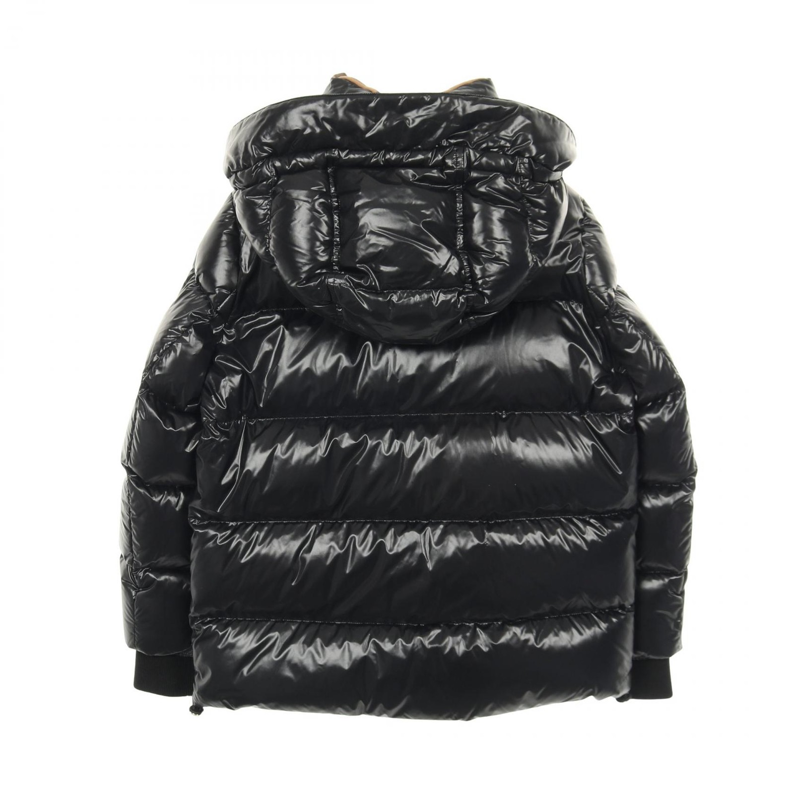 Burberry Detachable Logo Applique Down Jacket Nylon Women'S Black thumbnail 2