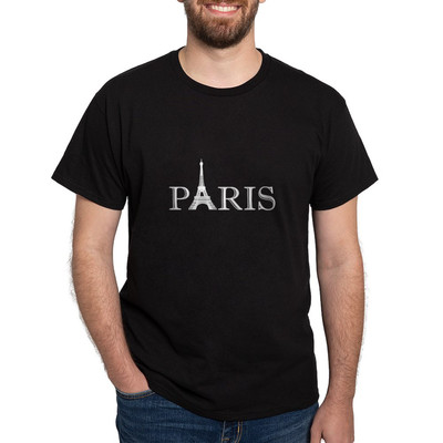 CafePress Paris Eiffel Tower T Shirt 100% Cotton T-Shirt (937705138)