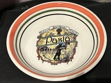 2  Vintage Himark 8 1/4” Pasta Salad Bowl Made in ITALY San Remo Buona Italia