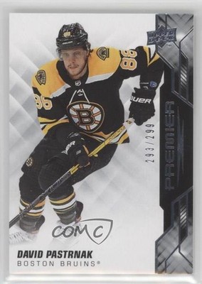 2019-20 Upper Deck Premier 293/299 David Pastrnak #16 0e5
