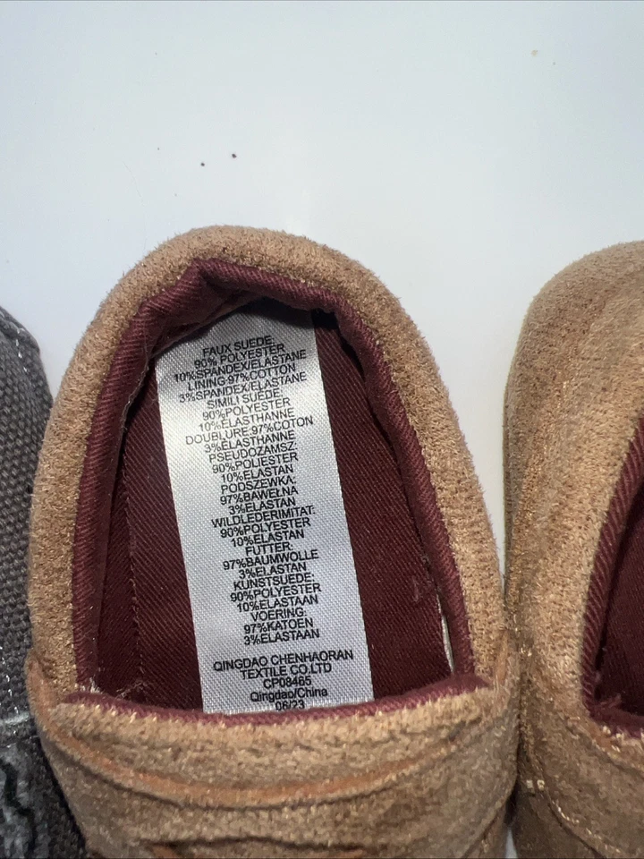 Lot of 2 baby boy shoes 3-6 months Gray Loafers Carters - Image 3 of 4