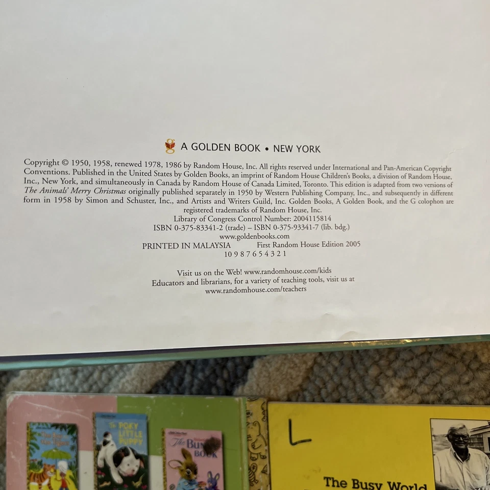 Richard Scarry Children’s Book Lot of 6 Cars Trucks Best Word Book VTG Kids HC - Image 3 of 4