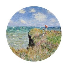 Monet Round Mouse Pad Small Gaming Mousepad Desk Mat Stitched Edges 8 X 8 Inc...