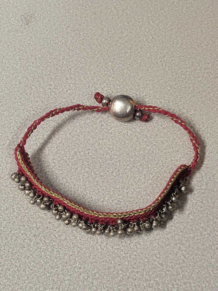 SELTENES Links of London Dangle Bead Sterlingsilber Freundschaftsarmband