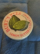 BURT'S BEES LEMON BUTTER CUTICLE CREAM 0.30 OZ TRIAL SIZE - NEW SEALED