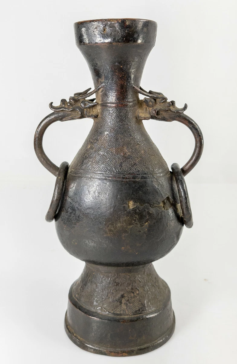 青铜中国花瓶1800年以前| eBay