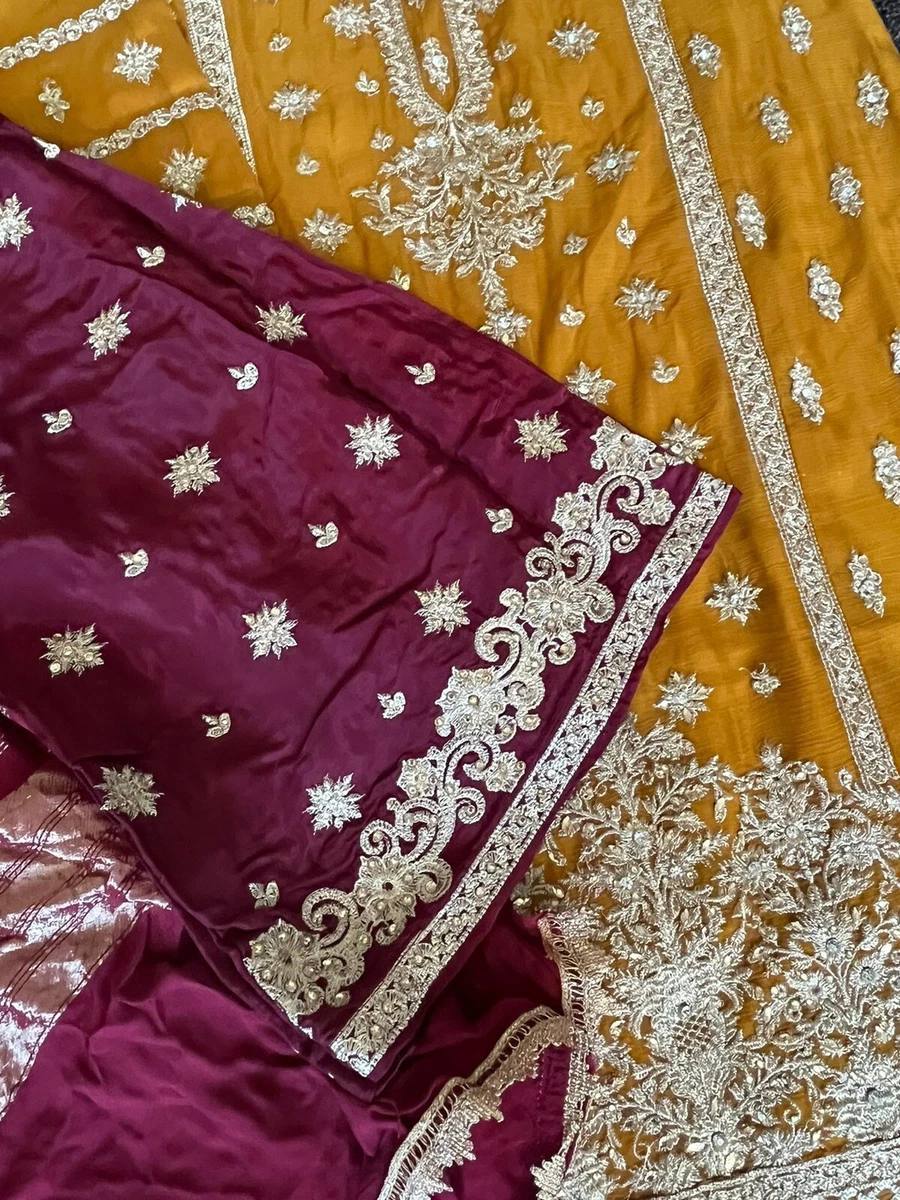Mehndi Outfit Dress Indian Pakistani Asian Wedding wear eBay