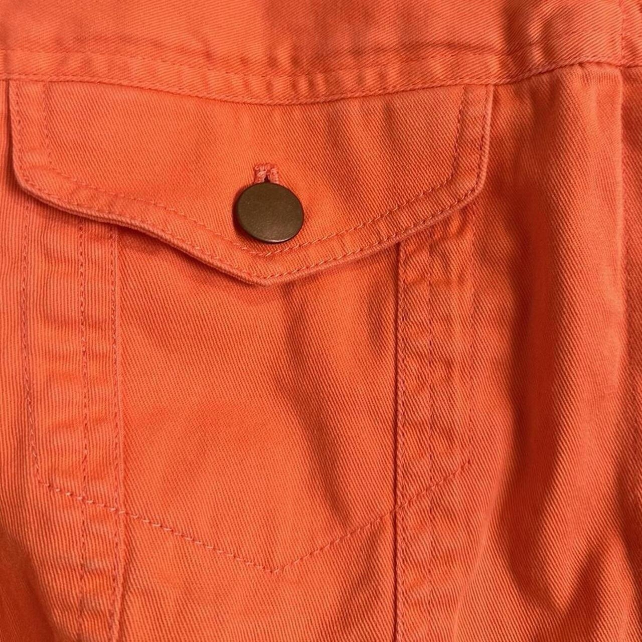 Pendleton Women's Orange Button Down Jacket Size … - image 4