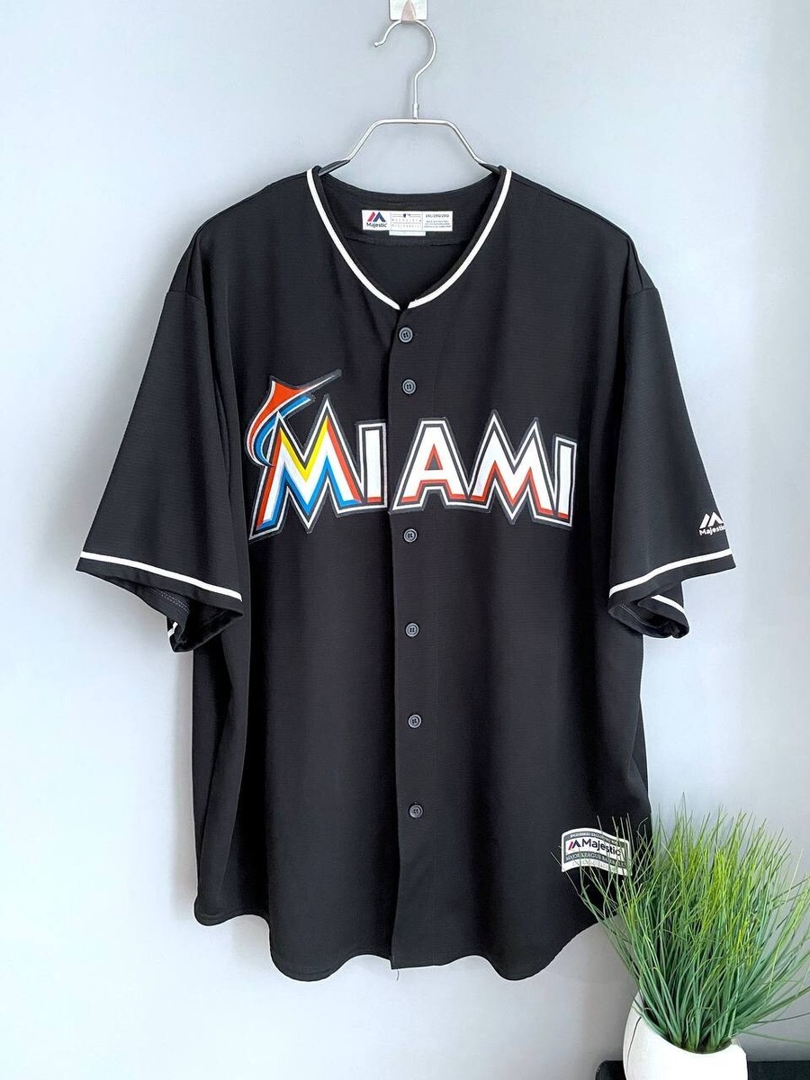 マイアミ・マーリンズ ジャケット XXL Majestic Majestic MLB Baseball Jersey “Miami Marlins”Size XXL | eBay