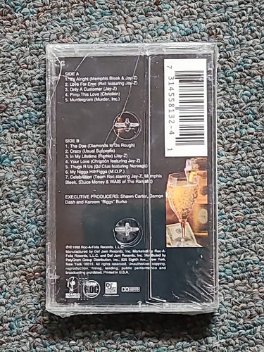 JAY-Z STREETS IS WATCHING Soundtrack Cassette Tape OG 1998 Rap Hip-Hop Rare ca10 - Picture 2 of 2