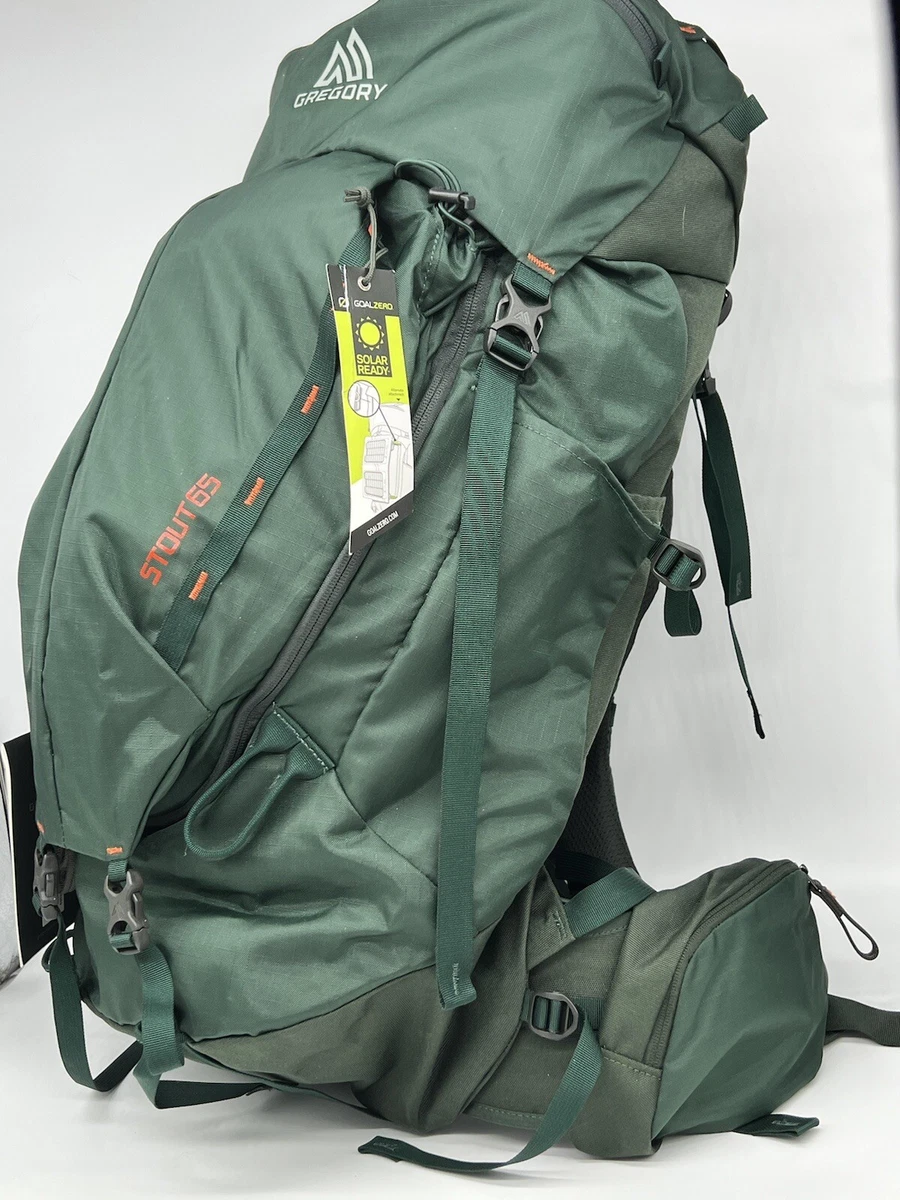 Gregory Stout Men’s 65L Backpack - Trailflex Suspension Tech - Solar Ready -BNWT