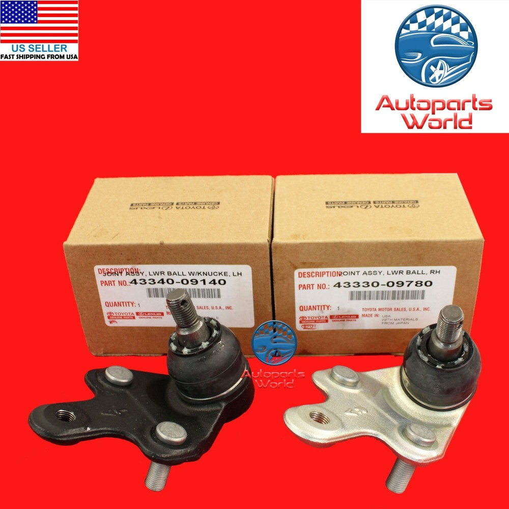 Genuine OEM Toyota Highlander Sienna Venza RX350 RX450h Front Lower Ball Joint Kit