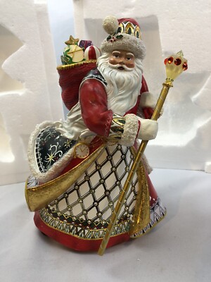 Bradford Exchange “Precious Treasure Heirloom Santa Claus
