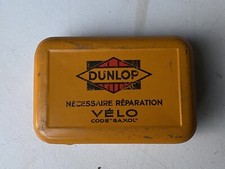 Boîte publicitaire DUNLOP nécessaire réparation Vélo