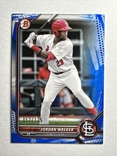 2022 Bowman Paper #BP20 Jordan Walker Prospects Blue  /125 - Cardinals