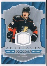 2022-23 ARTIFACTS YEAR ONE ROOKIE SWEATERS JAMIE DRYSDALE ANAHEIM DUCKS #RS-JD