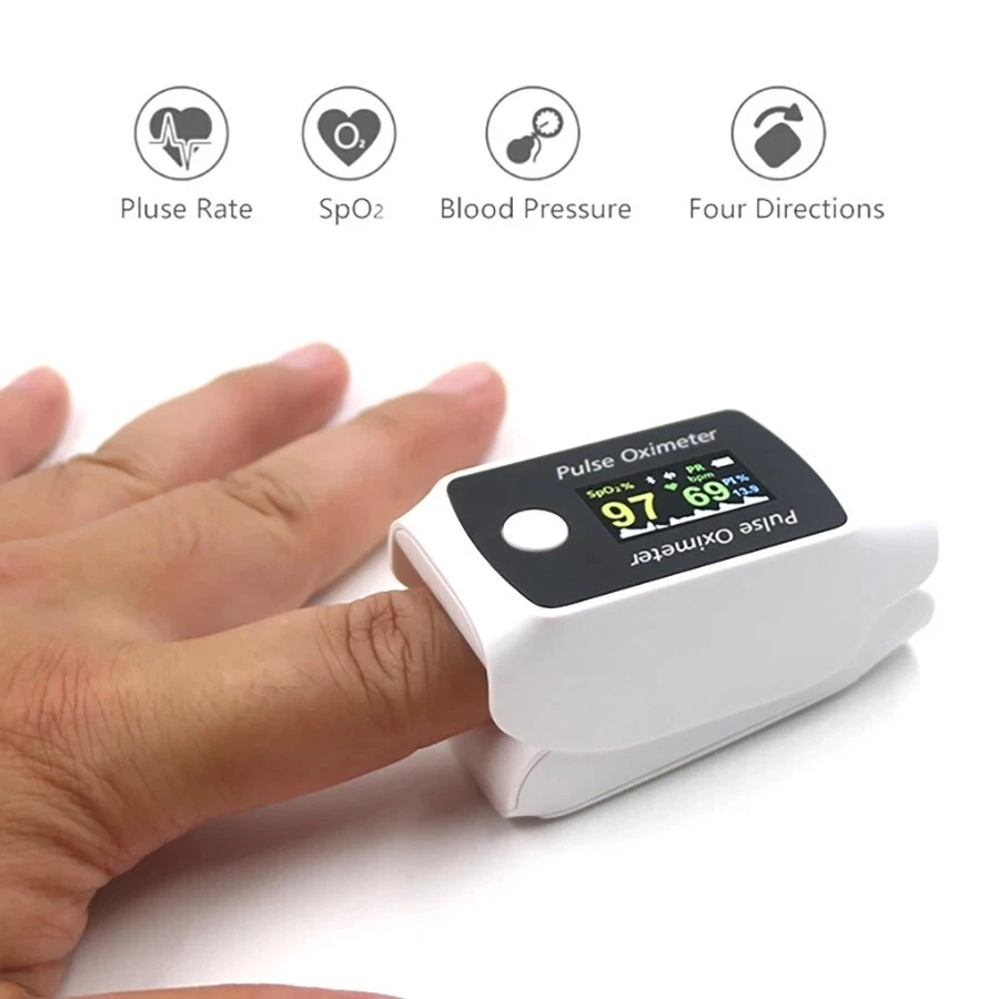 New 2 in 1 Smart Pulse Fingertip Oximeter with Blood Presure SpO2 PR PI SYS DIA - Image 4 of 4