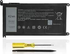 42Wh Battery For Dell Inspiron 13 5000 series 13 5368 5378 5379 WDXOR WDX0R