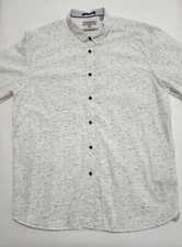 Ted Baker Mens Size 7 White Button Front Long Sleeve Dress Shirt