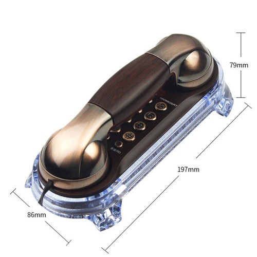 Landline Wired Telephone Retro House Phones NEW Corded Phone Home Office - Zdjęcie 2 z 11