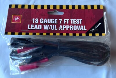 7 foot 18 Guge Test Lead W/UL Approval
