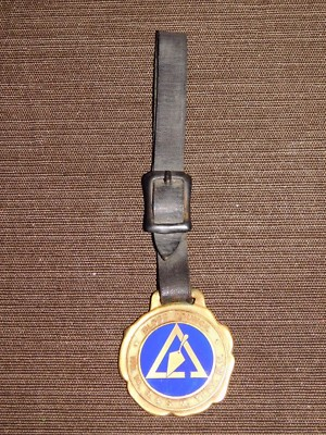 #ad VINTAGE MEMBERSHIP 1914 BLOSS COUNCIL NO. 14 R amp; S M TROY NY MASONS WATCH FOB $279.99